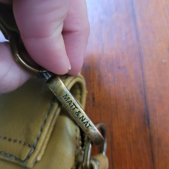 Matt & Nat Minka Vegan Leather Bag - Khaki - Picture 9 of 13
